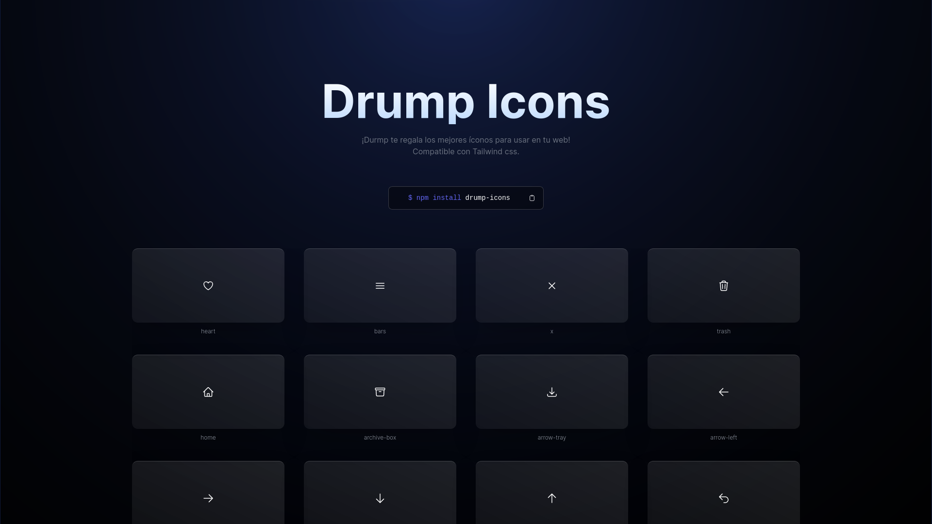 Drump Icons Webs